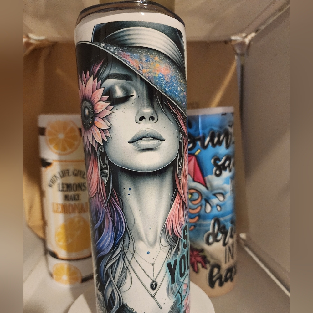 Handcrafted 20 oz tumbler